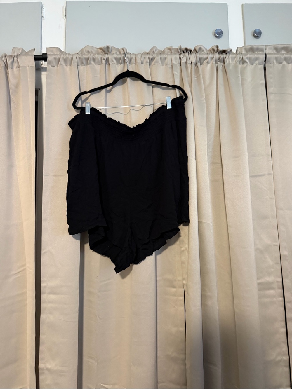 torrid Black Off-Shoulder Swim Coverup